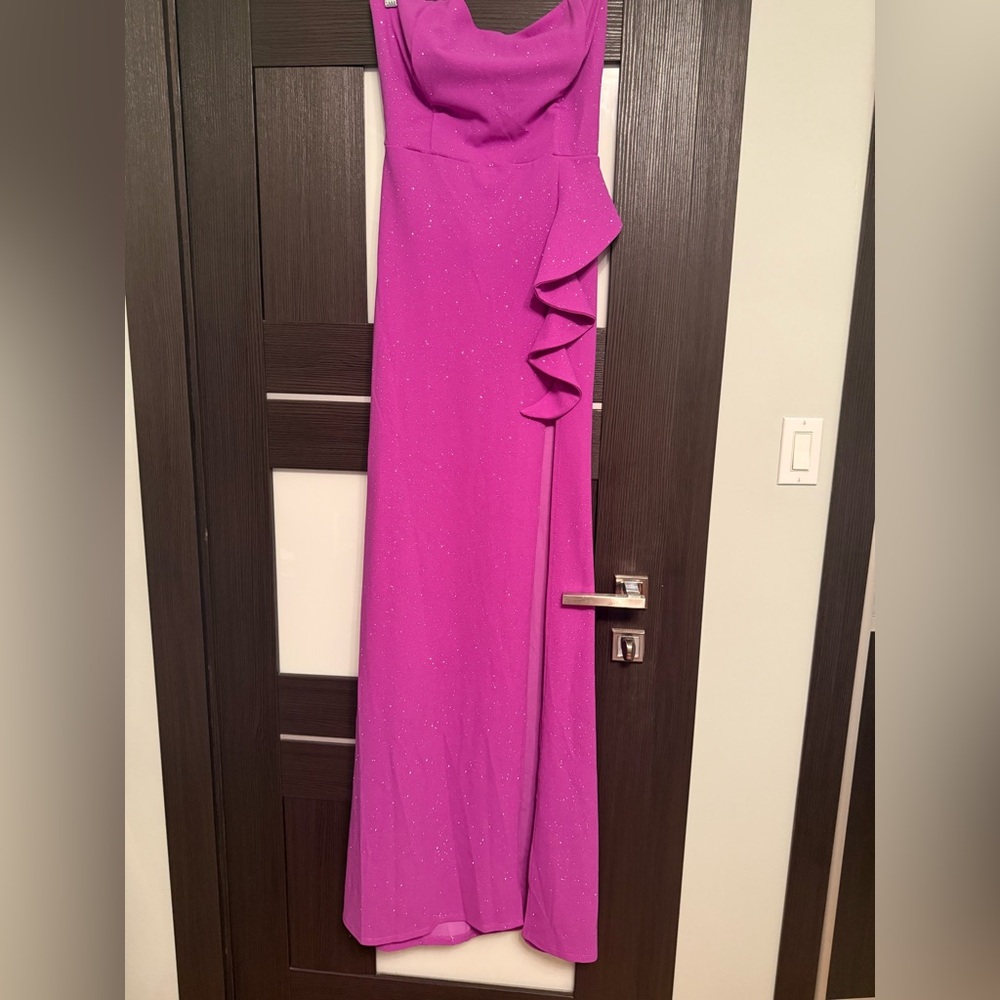 Fashion Nova Sparkling Fuchsia Maxi Dress - Picture 2 of 8